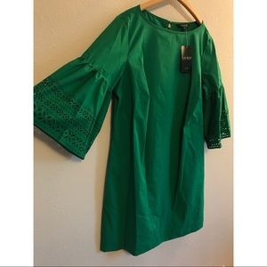 NWT Ralph Lauren emerald green midi dress